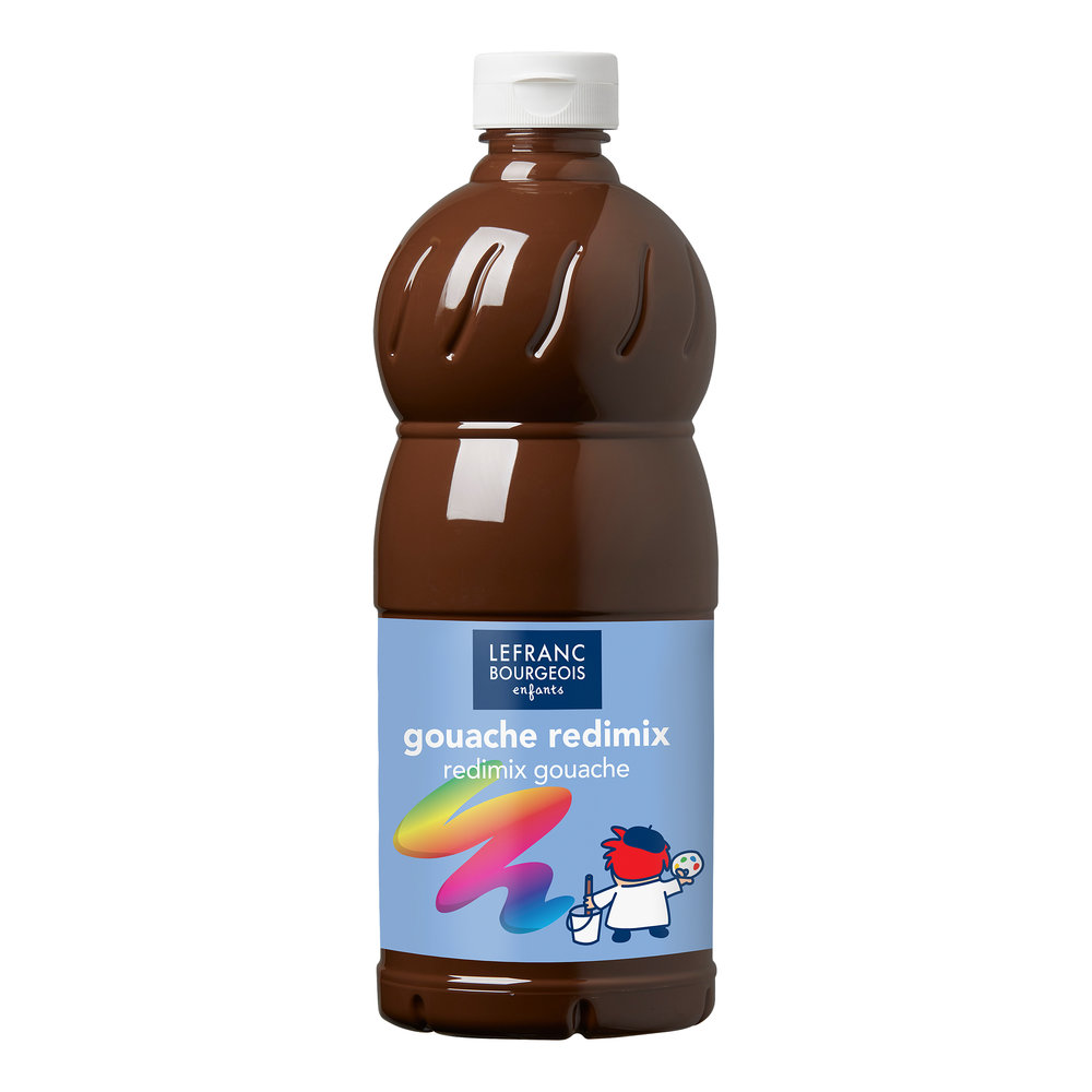 L&B Redimix plakkaatverf 1000ml - 038 Gebrande Omber