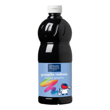 L&B Redimix plakkaatverf 1000ml - 039 Zwart