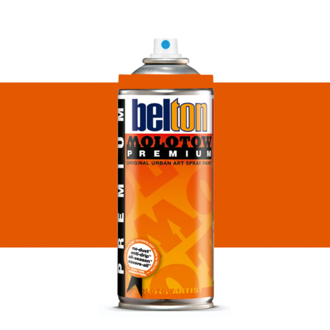 Molotow Belton Premium Artist Spraypaint 400ml - 014 DARE Orange
