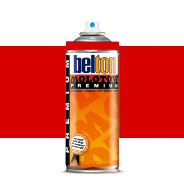 Molotow Belton Premium Artist Spraypaint 400ml - 016 Swet100 Traffic red