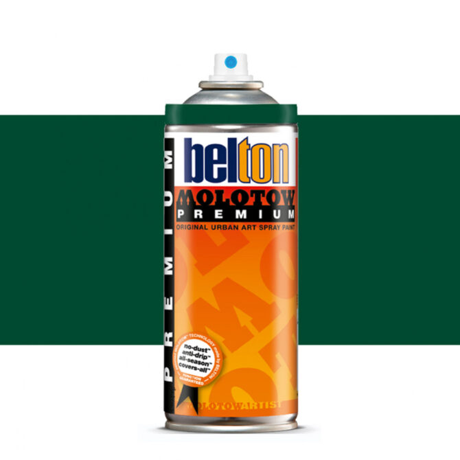 Molotow Belton Premium Artist Spraypaint 400ml - 142 Turquoise Green Dark