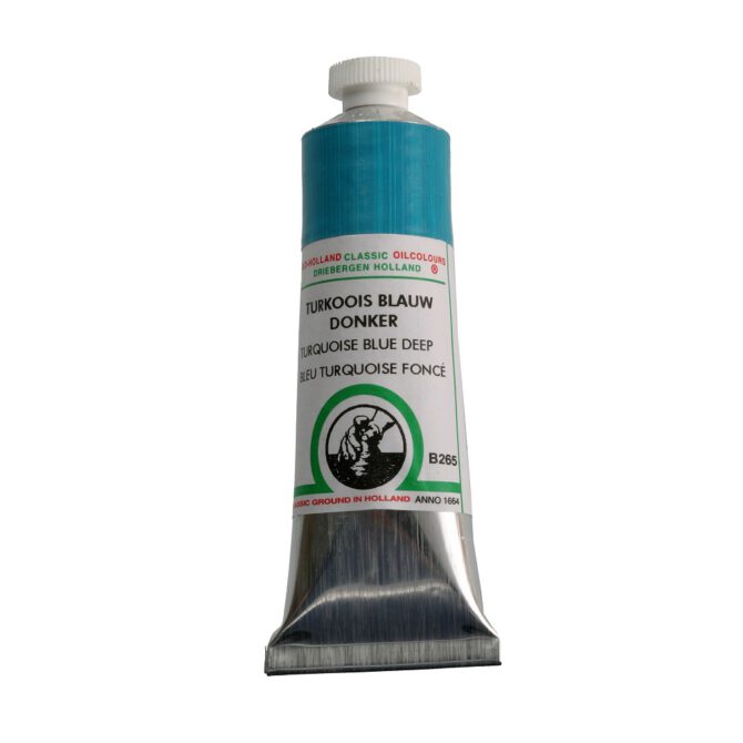 Old Holland Classic olieverf tube 40ml - B265 Turquoise Blue Deep