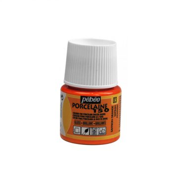 Pebeo Porcelaine 150 Porseleinverf 45ml - 03 Saffron Orange