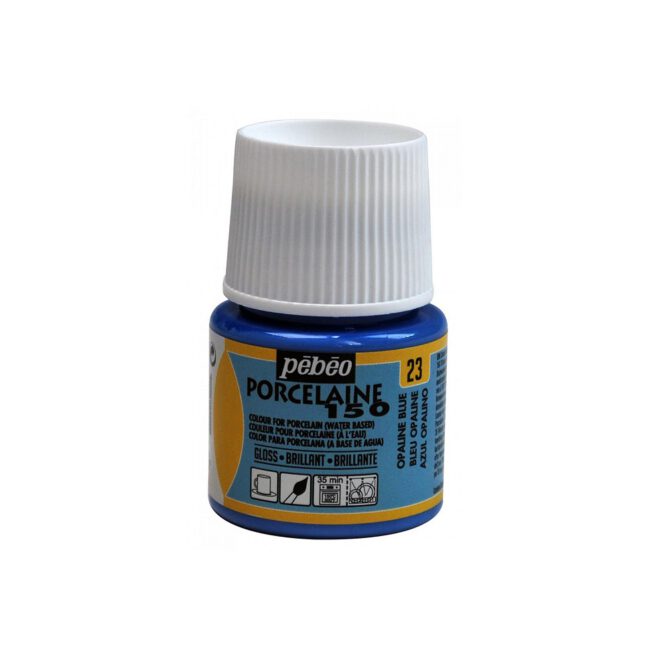 Pebeo Porcelaine 150 Porseleinverf 45ml - 23 Opaline Blue