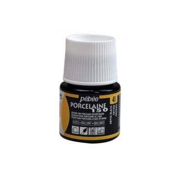 Pebeo Porcelaine 150 Porseleinverf 45ml - 41 Abyss Black