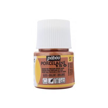 Pebeo Porcelaine 150 Porseleinverf 45ml - 57 Copper Pink