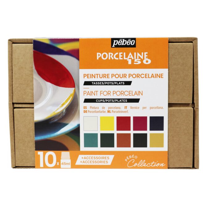 Pebeo Porcelaine 150 Porseleinverf - SET 10x45ml