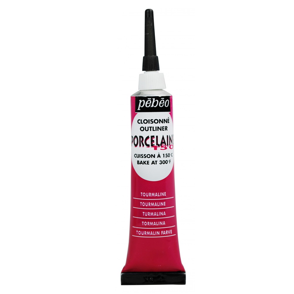 Pebeo Porcelaine Outliner tube 20ml - 03 Tourmaline Red