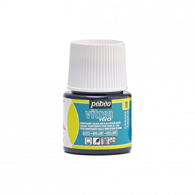 Pebeo Vitrea glasverf 45ml GLOSS - 11 Turquoise