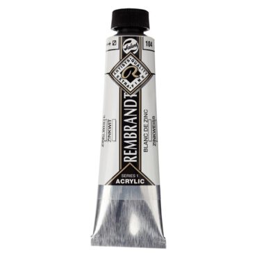 Rembrandt Acrylverf tube 40ml - no.104 zinkwit