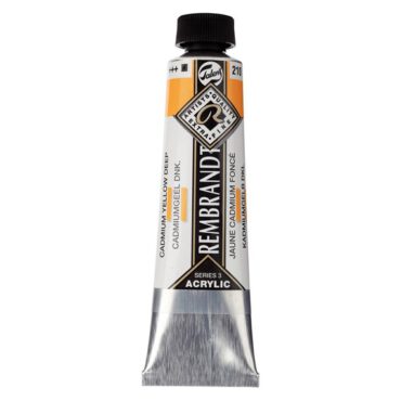 Rembrandt Acrylverf tube 40ml - no.210 cadmium geel donker