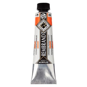 Rembrandt Acrylverf tube 40ml - no.266 permanent oranje