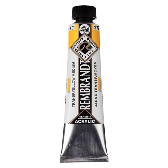 Rembrandt Acrylverf tube 40ml - no.272 transparant geel middel