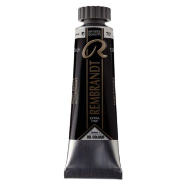 Rembrandt olieverf 15ml – 701 Ivoorzwart (S1)