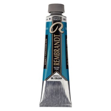 Rembrandt olieverf 40ml - 586 Kobalt-Turkooisblauw (S5)