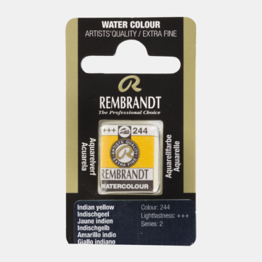 Rembrandt water colour half napje - 244 Indian yellow (s2)
