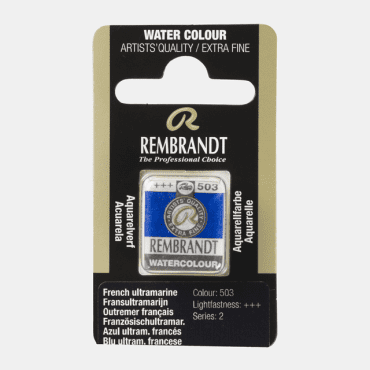 Rembrandt water colour half napje - 503 French ultramarine (s2)