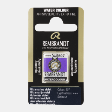 Rembrandt water colour half napje - 507 Ultramarine violet (s2)