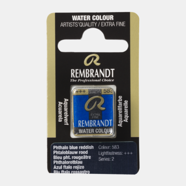 Rembrandt water colour half napje - 583 Phthalo blue red (s2)