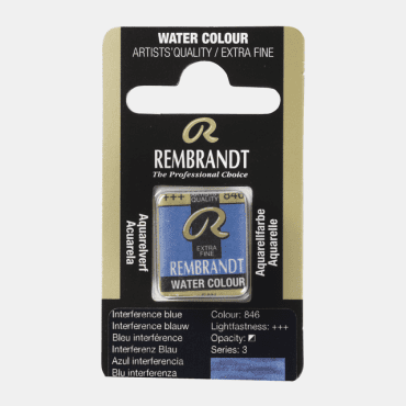 Rembrandt water colour half napje - 846 Interference blue (s3)