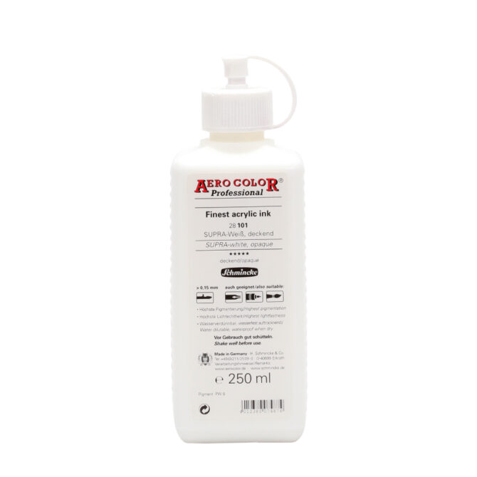 Schmincke Aero Color Professional 250ml - 101 SUPRA-White, Opaque