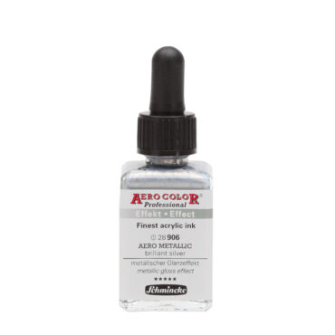 Schmincke Aero Color Professional 28ml - AERO METALLIC - 906 Brilliant Silver