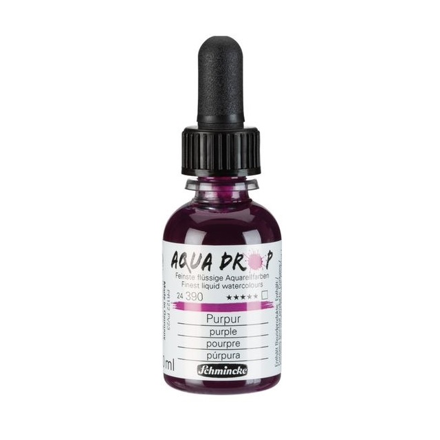 SCHMINCKE AQUA DROP 30ML – 390 INK PURPLE