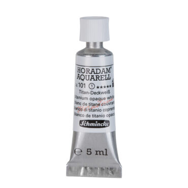 Schmincke Horadam Aquarel tube 5ml - 101 Titanium Opaque White (s1)