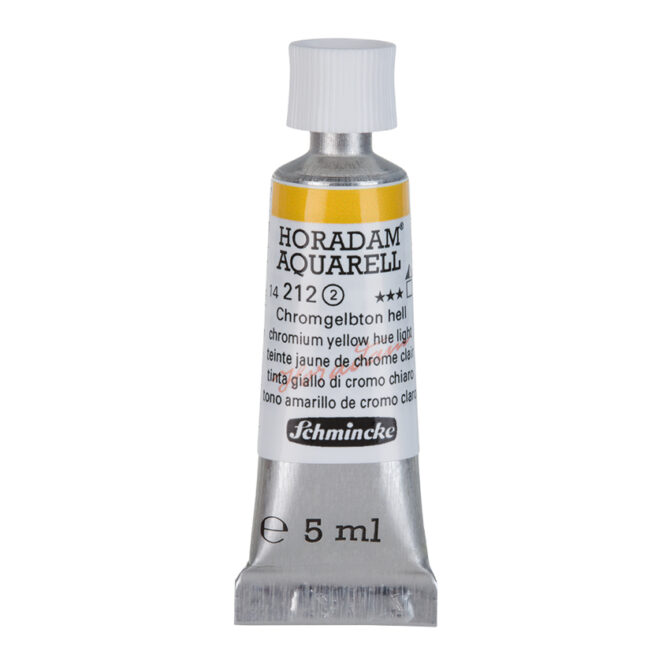 Schmincke Horadam Aquarel tube 5ml - 212 Chromium Yellow Hue Light (s2)