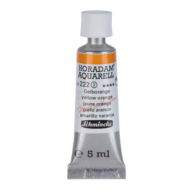 Schmincke Horadam Aquarel tube 5ml - 222 Yellow Orange (s2)