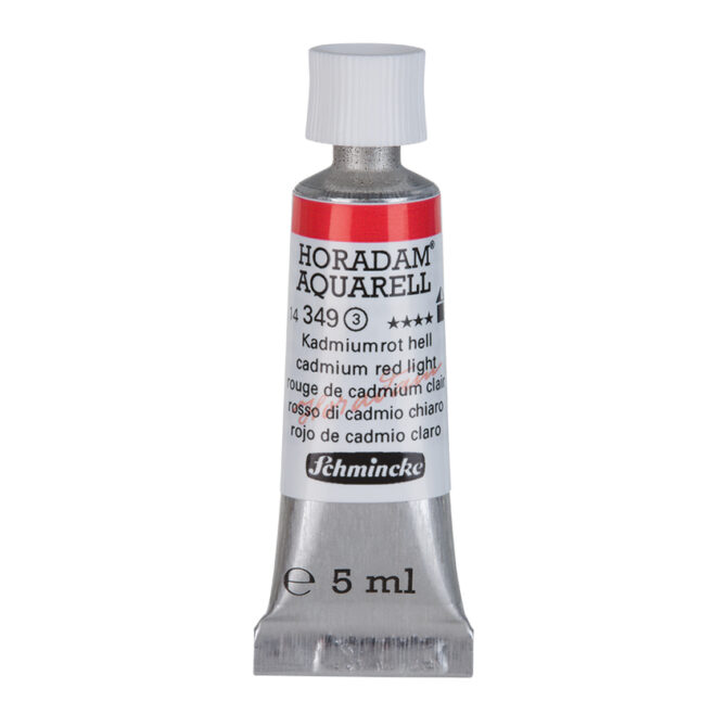 Schmincke Horadam Aquarel tube 5ml - 349 Cadmium Red Light (s3)