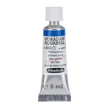Schmincke Horadam Aquarel tube 5ml - 484 Phthalo Blue (s1)