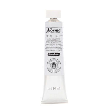 Schmincke Norma Olieverf Tube 120ml - 118 Zinc Titanium White (s1)