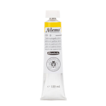 Schmincke Norma Olieverf Tube 120ml - 238 Cadmium Yellow Lemon (s3)