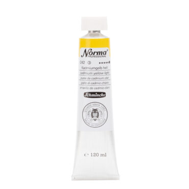 Schmincke Norma Olieverf Tube 120ml - 242 Cadmium Yellow Light (s3)