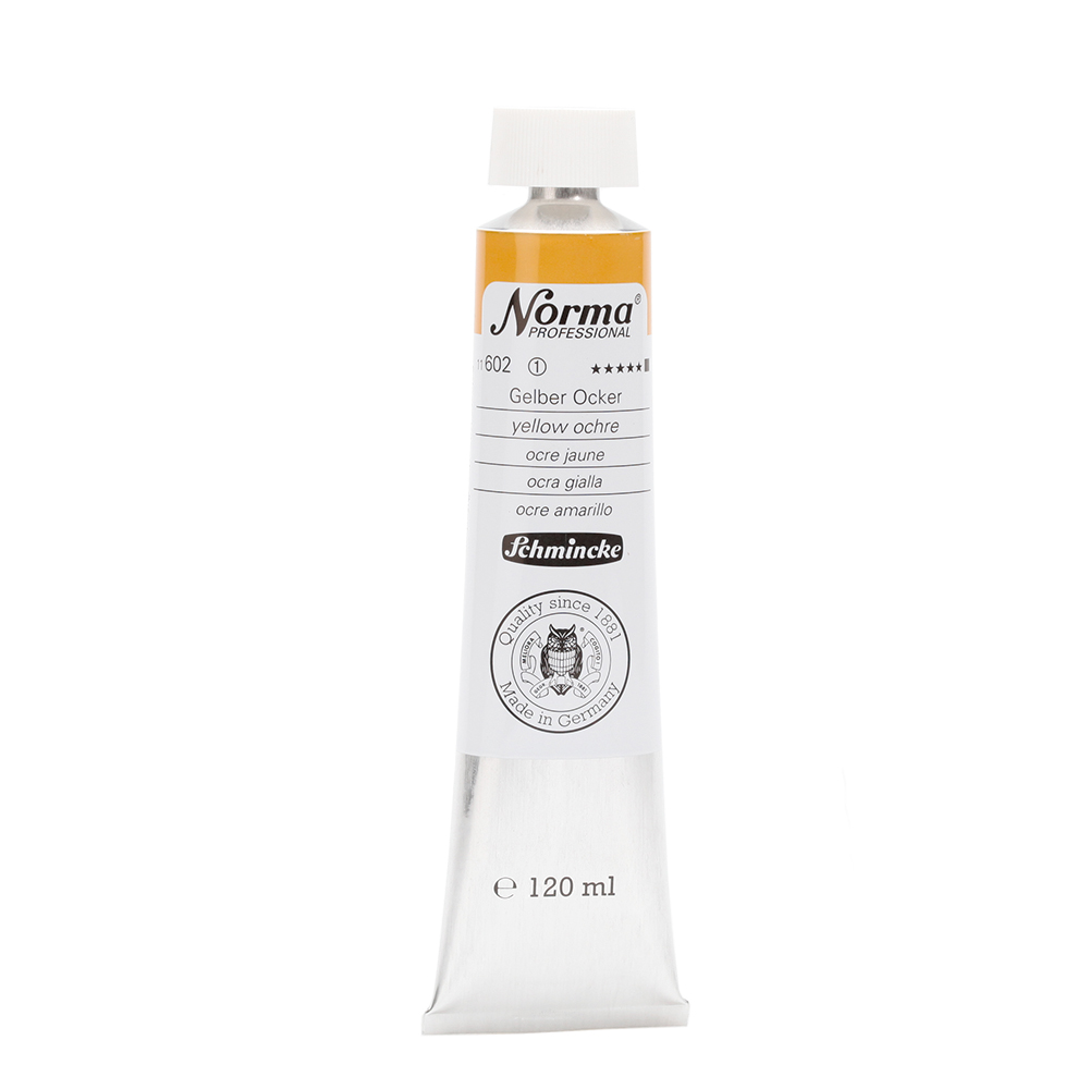 Schmincke Norma Olieverf Tube 120ml - 602 Yellow Ochre (s1)