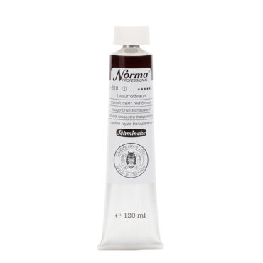 Schmincke Norma Olieverf Tube 120ml - 618 Transparent Red Brown (s1)
