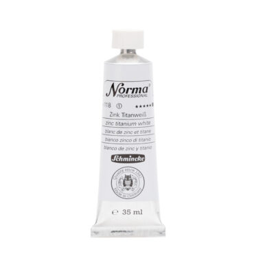 Schmincke Norma Olieverf Tube 35ml - 118 Zinc Titanium White (s1)