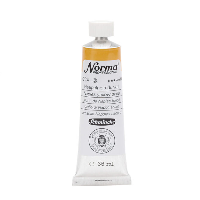 Schmincke Norma Olieverf Tube 35ml - 224 Naples Yellow Deep (s2)