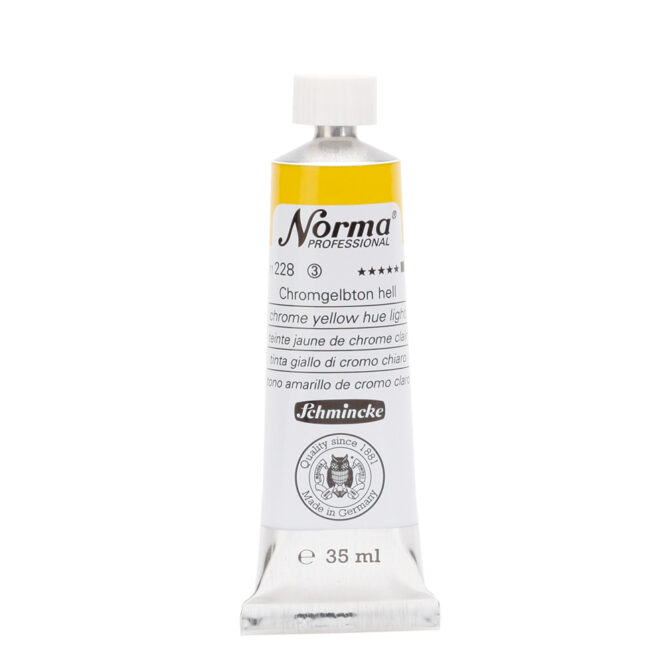 Schmincke Norma Olieverf Tube 35ml - 228 Chrome Yellow Hue Light (s3)