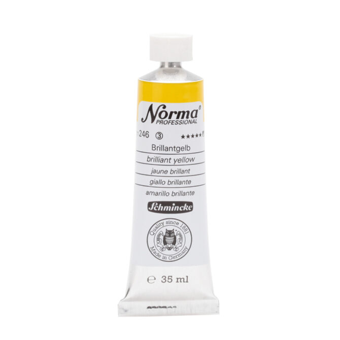 Schmincke Norma Olieverf Tube 35ml - 246 Brilliant Yellow (s3)