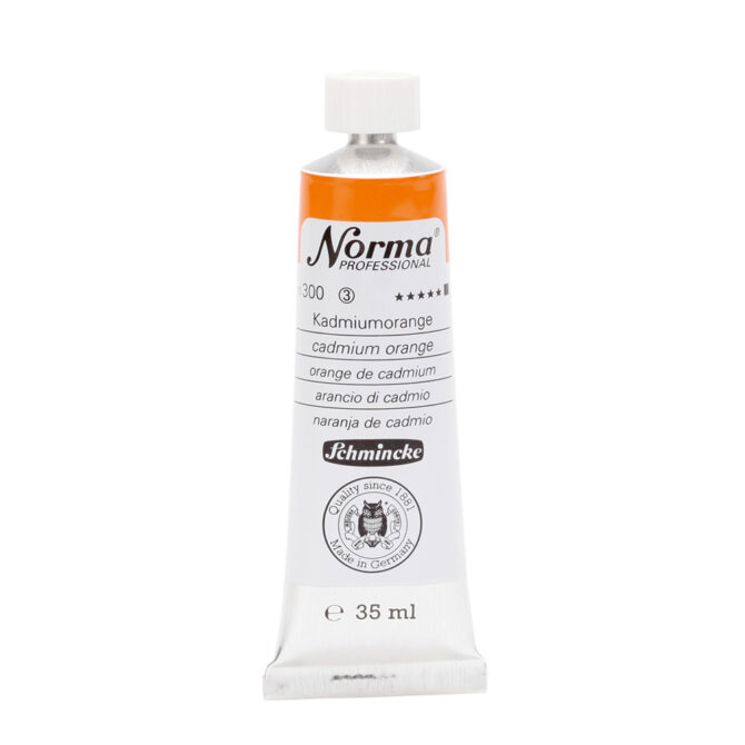 Schmincke Norma Olieverf Tube 35ml - 300 Cadmium Orange (s3)