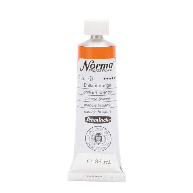 Schmincke Norma Olieverf Tube 35ml - 302 Brilliant Orange (s2)