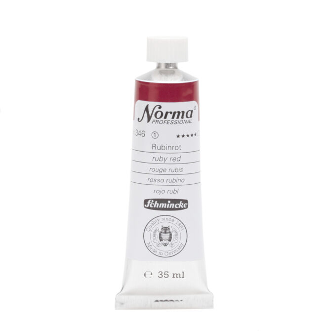 Schmincke Norma Olieverf Tube 35ml - 346 Ruby Red (s1)