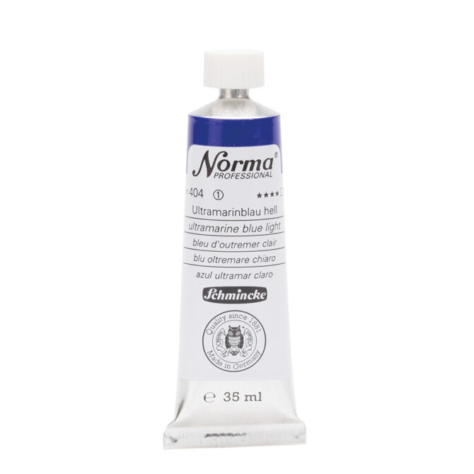 Schmincke Norma Olieverf Tube 35ml - 404 Ultramarine Blue Light (s1)