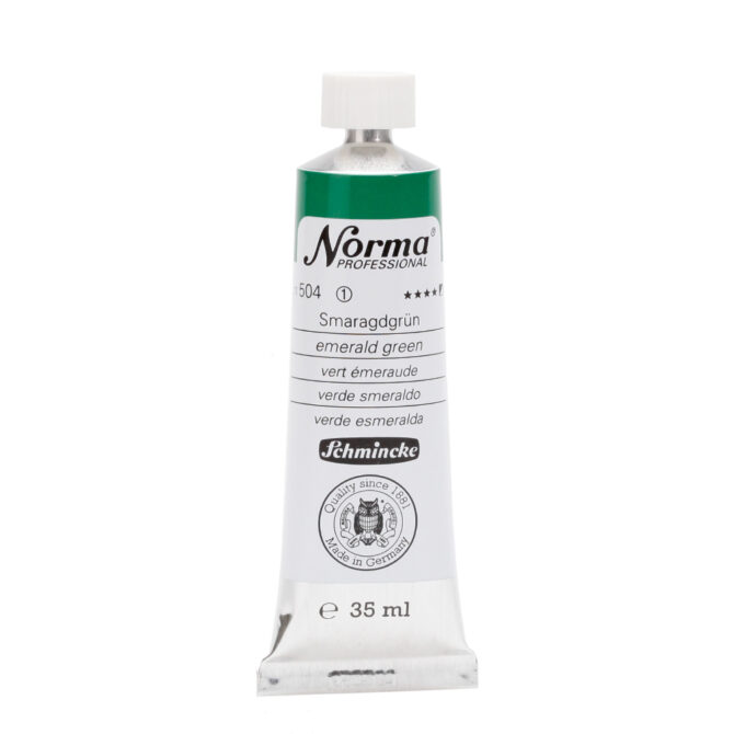 Schmincke Norma Olieverf Tube 35ml - 504 Emerald Green (s1)