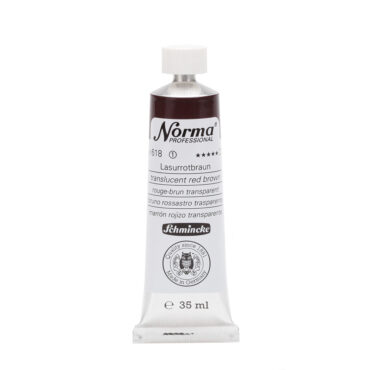 Schmincke Norma Olieverf Tube 35ml - 618 Transparent Red Brown (s1)