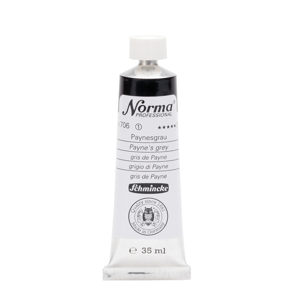 Schmincke Norma Olieverf Tube 35ml - 706 Payne's Grey (s1)