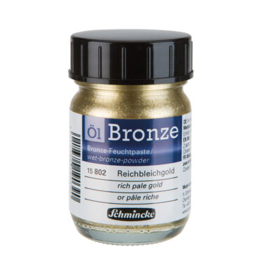 Schmincke Oil Bronze Powder 50ml - 802 Rich Pale Gold