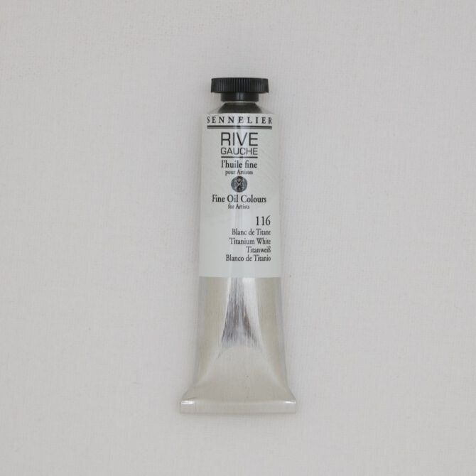 Sennelier Rive Gauche Olieverf tube 40ml - 116 Titaanwit